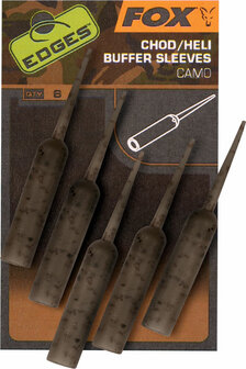 Camo Naked Chod/Heli Buffer Sleeves X6 Edges Fox