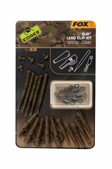 Camo Safety Lead Clip Kit SZ 7 X5 Edges Fox