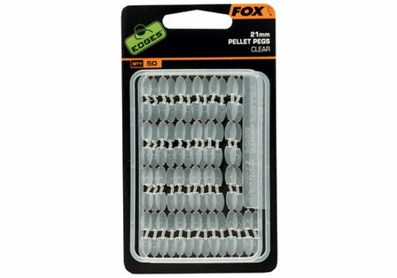 Pellet Pegs 13MM Clear 134X Edges Fox