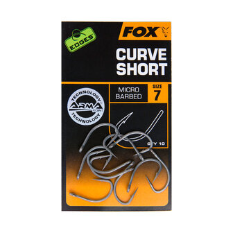 Curve Shank Short  Hooks X10 Edges Armapoint Fox